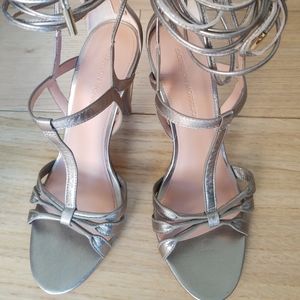 Sigerson Morrison Melody Gold strappy Heel